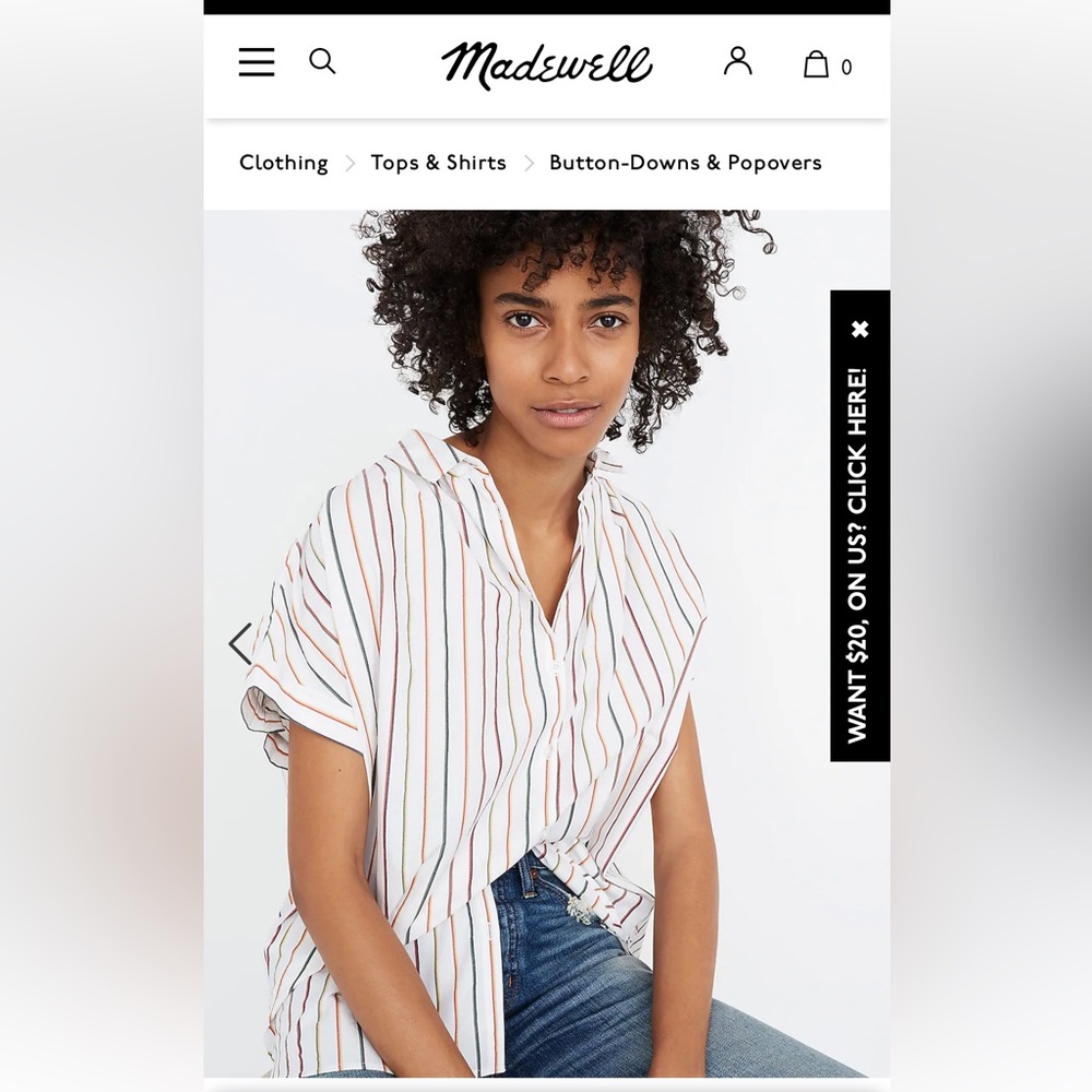 Madewell courier shirt